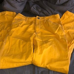 yellow jeans